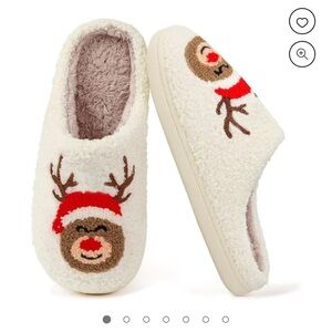 Reindeer Plush Slippers